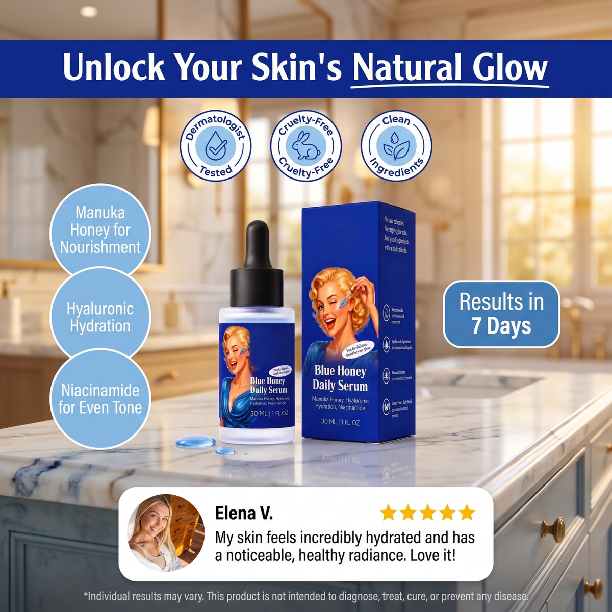 Blue Honey Daily Serum