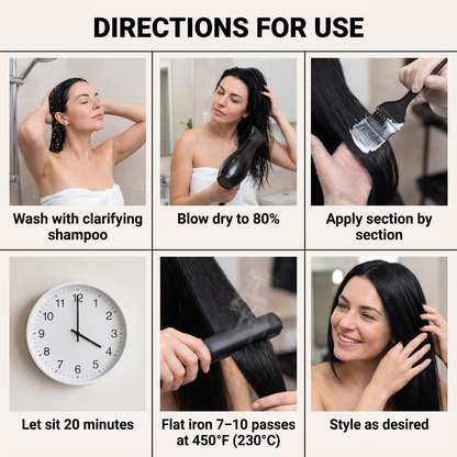 Brazilian Keratin Hair Straightening Treatment